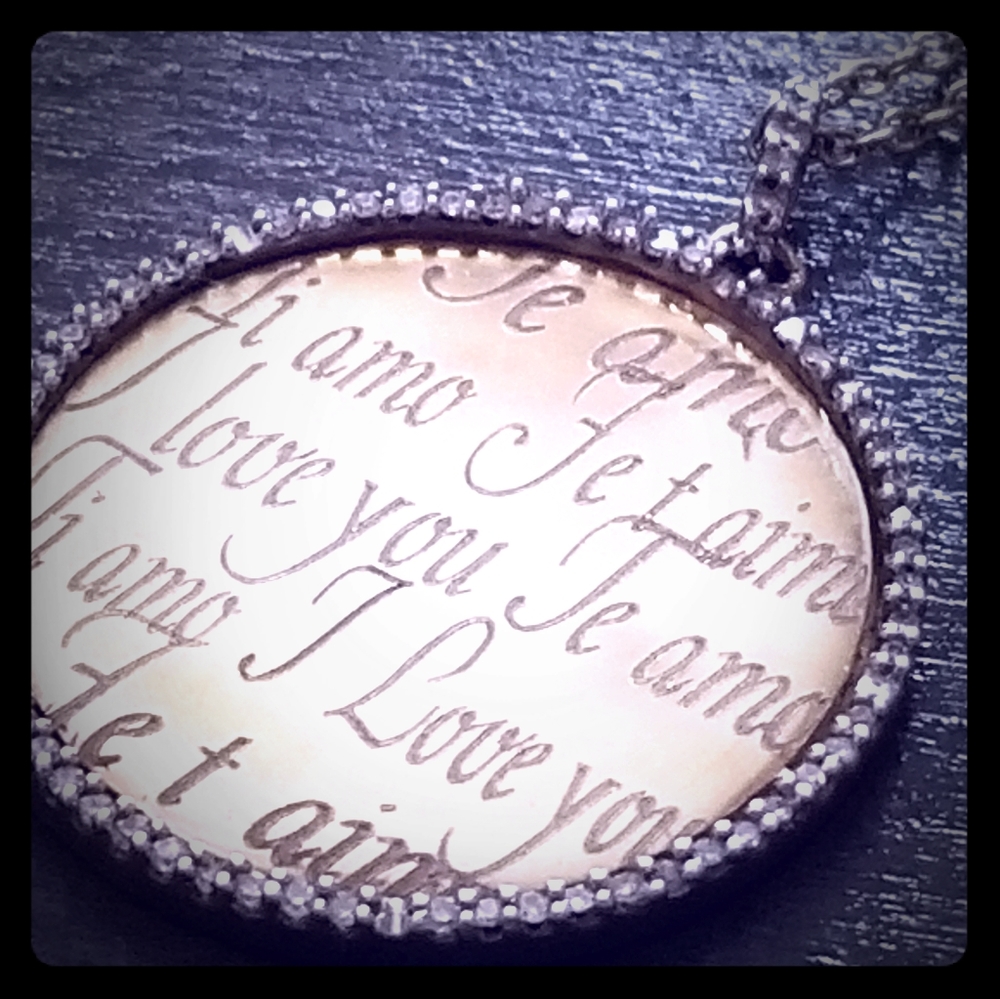 Gold I Love You necklace